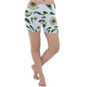 Folk flowers pattern Floral surface design Lightweight Velour Yoga Shorts View1
