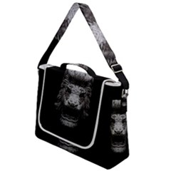 Creepy Lion Head Sculpture Artwork 2 Box Up Messenger Bag by dflcprintsclothing