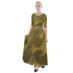 Olives Half Sleeves Maxi Dress by kiernankallan