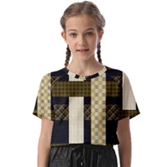 Art-stripes-pattern-design-lines Kids  Basic Tee by Sapixe