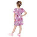 Juicy Strawberries Kids  Short Sleeve Velvet Dress View2
