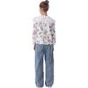 Doodle Pattern Kids  Peter Pan Collar Blouse View2