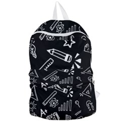 Knowledge-drawing-education-science Foldable Lightweight Backpack by Sapixe