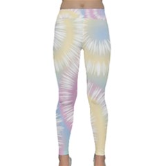 Tie Dye Pattern Colorful Design Classic Yoga Leggings by Sapixe