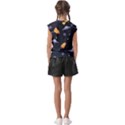 Cosmos Rockets Spaceships Ufos Kids  Raglan Cap Sleeve Tee View2