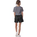 Black And White Checkerboard Background Board Checker Kids  Basic Tee View2