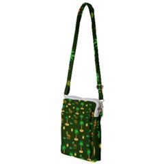 Turtle And Palm On Green Pattern Multi Function Travel Bag by Daria3107