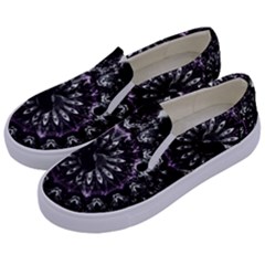 Moody Mandala Kids  Canvas Slip Ons by MRNStudios