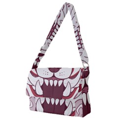 Kitsune Mask Full Print Messenger Bag (s) by mindnmint