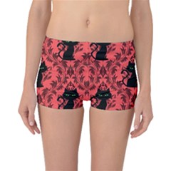 Cat Pattern Boyleg Bikini Bottoms by NerdySparkleGoth