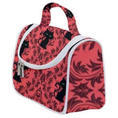 Cat Pattern Satchel Handbag by NerdySparkleGoth