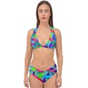 Colors Double Strap Halter Bikini Set View1