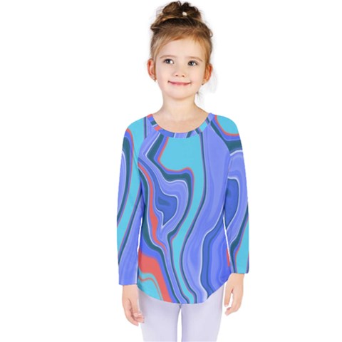 Water Kids  Long Sleeve Tee by kiernankallan