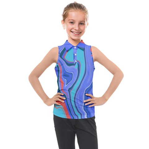 Water Kids  Sleeveless Polo Tee by kiernankallan