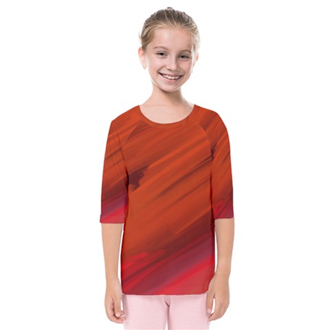 Crimson Kids  Quarter Sleeve Raglan Tee by kiernankallan