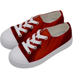Crimson Kids  Low Top Canvas Sneakers by kiernankallan