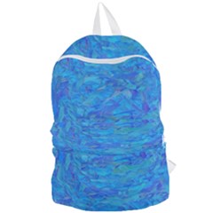 Blue Blue Ocean Foldable Lightweight Backpack by kiernankallan