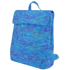 Blue Blue Ocean Flap Top Backpack by kiernankallan