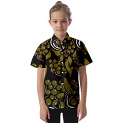Folk Flowers Pattern  Kids  Short Sleeve Shirt by Eskimos