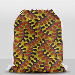 Modern Zippers Drawstring Bag (small) by Sparkle