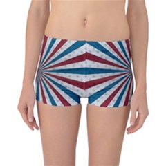 Usa-deco-background Reversible Boyleg Bikini Bottoms by Sudhe