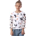 Dragon-phoenix-fire-bird-ancient Kids  Cuff Sleeve Top View1