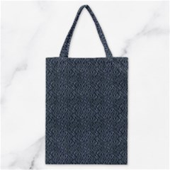 Blue Stripes On Dark Background Classic Tote Bag by SychEva