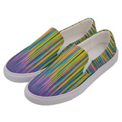 Background-colorful-texture-bright Men s Canvas Slip Ons by Sudhe