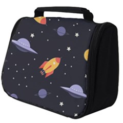 Cosmos Rockets Spaceships Ufos Full Print Travel Pouch (big) by Amaryn4rt