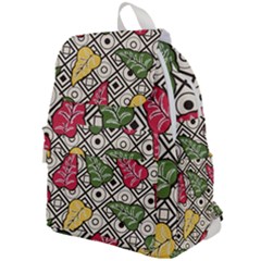 Leaves Foliage Batik Seamless Top Flap Backpack by Amaryn4rt