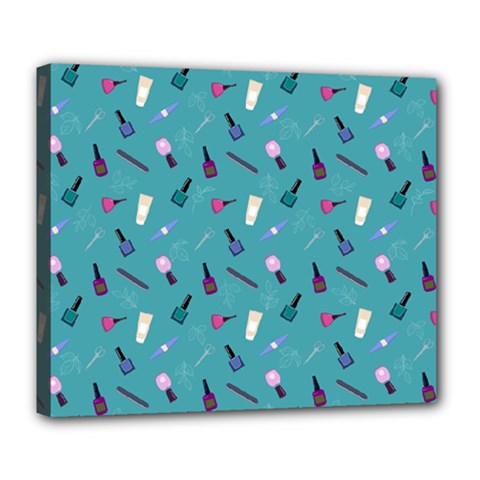 Manicure Supplies  Nail Polish Deluxe Canvas 24  X 20  (stretched) by SychEva