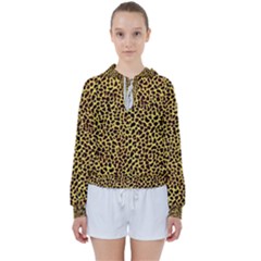 Fur-leopard 2 Women s Tie Up Sweat by skindeep