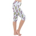 Pattern Cute Flash Design Lightweight Velour Cropped Yoga Leggings View3