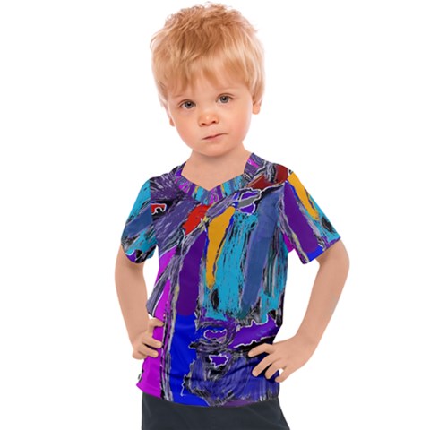 Waterfalls Kids  Sports Tee by kiernankallan