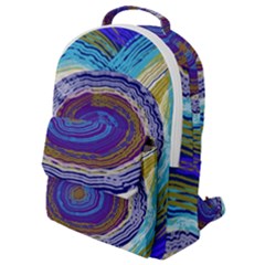 Swirls Flap Pocket Backpack (small) by kiernankallan