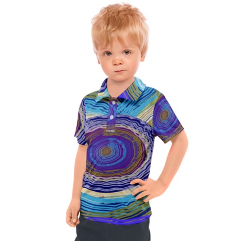 Swirls Kids  Polo Tee by kiernankallan