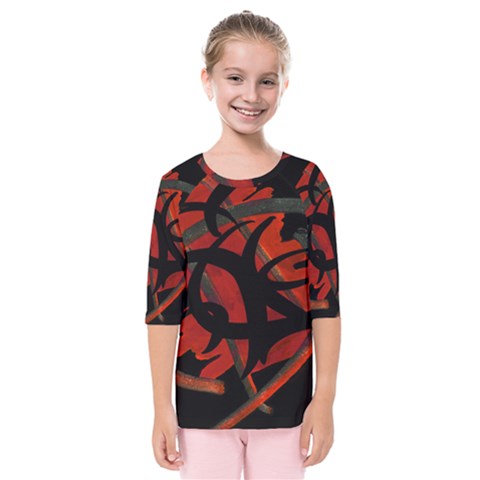  Kids  Quarter Sleeve Raglan Tee by kiernankallan