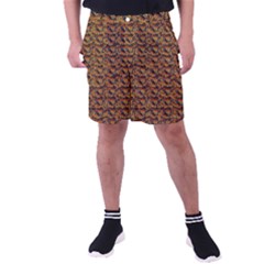 Abstract Monarch Butterfly Pattern Men s Pocket Shorts by SeaworthyClothing
