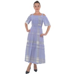 Lighblu Plaid Shoulder Straps Boho Maxi Dress  by snowwhitegirl