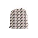 Cute Deer Pattern White Drawstring Pouch (Medium) View1