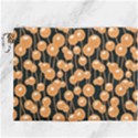 Orange Dandelions On A Dark Background Canvas Cosmetic Bag (XXXL) View1