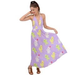 My Adventure Pastel Backless Maxi Beach Dress by thePastelAbomination