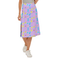 Arcade Dreams Lilac Midi Panel Skirt by thePastelAbomination