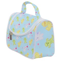 My Adventure Blue Satchel Handbag by thePastelAbomination