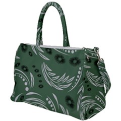 Folk Flowers Pattern Floral Surface Design Seamless Pattern Duffel Travel Bag by Eskimos
