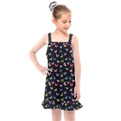Bright And Beautiful Butterflies Kids  Overall Dress by SychEva