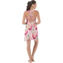 Pink And White Donuts Show Some Back Chiffon Dress View2