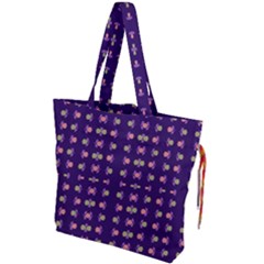 Digital Springs Drawstring Tote Bag by Sparkle