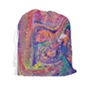 Painted feathers Drawstring Pouch (2XL) View2