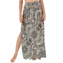 Vintage Pattern Geometric Mosaic Maxi Chiffon Tie-up Sarong by dflcprintsclothing
